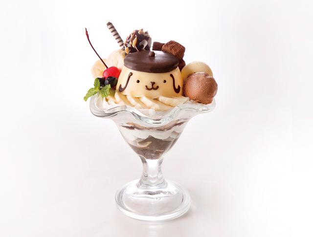 画像: ポムポムプリンのチョコバナナパフェ