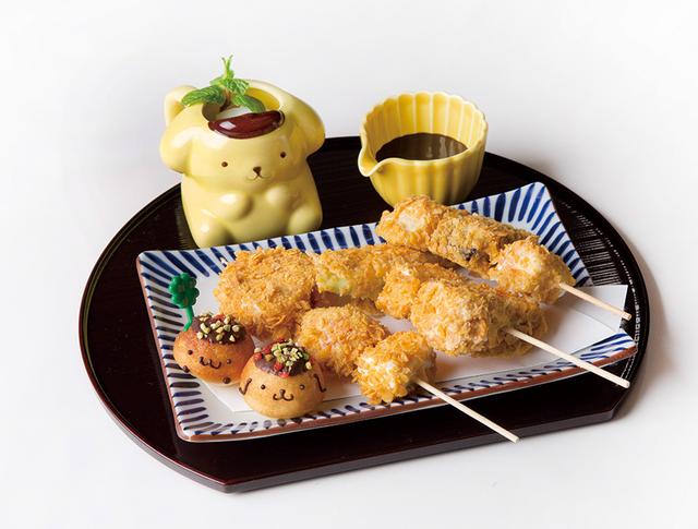 画像: 二度づけOK!そっくり串かつスイーツ