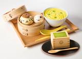 画像: 中華まんとポタージュラーメンの飲茶セット+宇治抹茶のティラミス