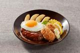画像: 広島産牡蠣フライとデミたまハンバーグ 999円