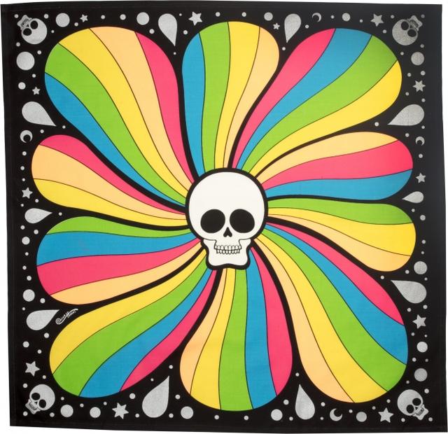 画像: 『レインボースカル』 ¥600 (税込) / 70*70cm