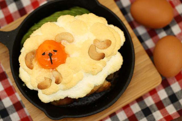 画像: 新鮮たまごで作るインスタジェニックな かわいい羊のエッグインクラウド