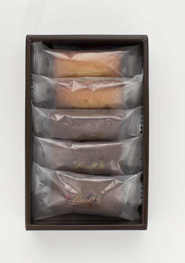 画像: ●焼き菓子ギフトボックス(フィナンシエ4種5個) フィナンシエ ナチュール 2個 フィナンシエ ショコラ 1個 フィナンシエ ショコラ オランジュ 1個 フィナンシエ ショコラ フランボワーズ 1個 1,620円(税込)