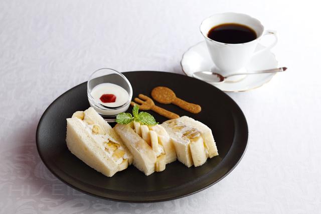 画像: 数量限定 『岡山県産もんげーバナナ®のサンドウィッチ』1,890円(税込) (コーヒーまたは紅茶のカップサービス付2,460円(税込))