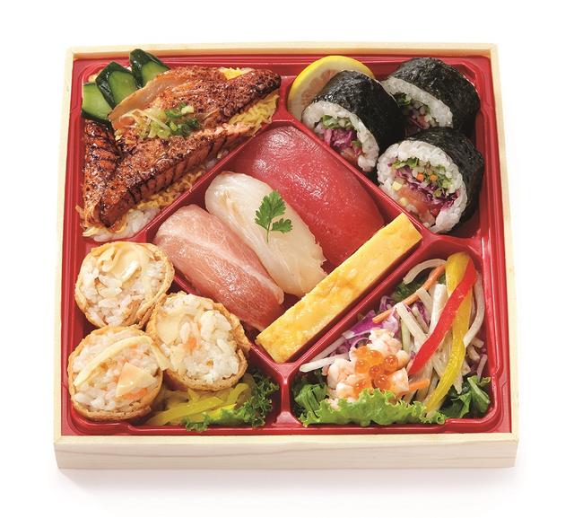 画像: 『寿司LAND』野菜の寿司弁当