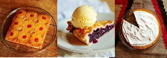画像: ハミングバードケーキ パイナップルアップサイドダウンケーキ デビルズフードケーキ ブルーベリーパイ ミシシッピマッドケーキ レインボーゼリー ケーキとパイ レイヤードピーナッツバターチーズケーキ クッキー&クリームチーズパイ キャロットケーキ アップルパイ ライムパイ ラムピーカンパイ ココナッツクリームパイ チェリークランブルパイ