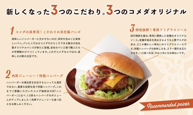 画像2: 新しくなった3つのこだわり。3つのコメダオリジナル。