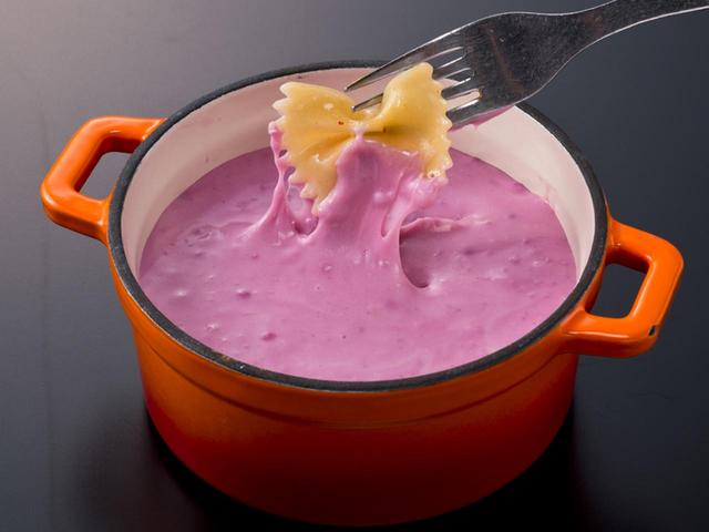 画像: パープル 紅イモフレイバーのポテト系チーズフォンデュ
