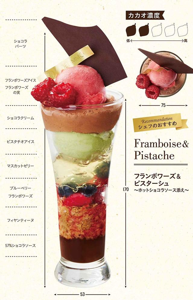 画像: 「フランボワーズ&ピスターシュ」~ホットショコラソース添え~