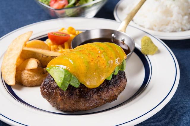 画像: 【NEW】熟成牛アボカドチーズハンバーグランチ〔ライス・サラダ付〕1,280円(+税)