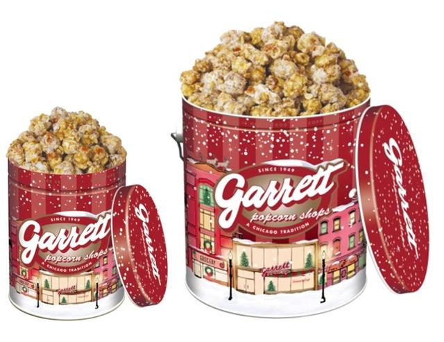 画像: ■日本限定デザイン缶「Holiday」缶概要 <発売日>2017年11月15日(水)~12月25日(月)予定 <展開サイズ/価格>QT: 1,130円~、1G:2,800円~ <展開店舗>ギャレット ポップコーン ショップス® 全店舗 <取り扱い可能なフレーバー> シカゴ ミックス®、キャラメルクリスプ (TM)、チーズコーン、マイルド ソルト、プレーン、アーモンド キャラメルクリスプ (TM)、カシュー キャラメルクリスプ (TM)、ホワイト オランジェット キャラメルクリスプ (TM) ※一日の販売数には限りがあります。なくなり次第、終了とさせていただきます。