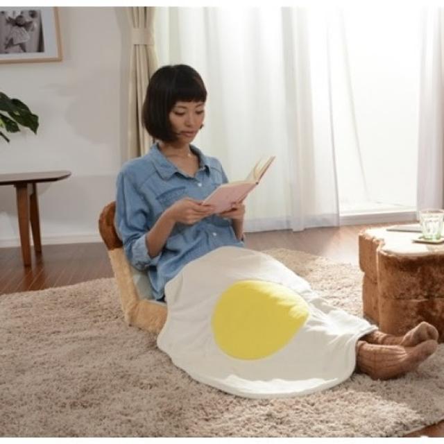 画像: めだまやきひざ掛け