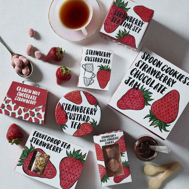 画像: SHOGO SEKINEさんとコラボ!苺柄の紅茶やお菓子も登場