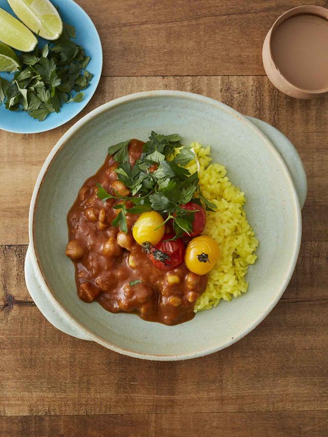 画像: アレンジ例 ひよこ豆と野菜のカレー