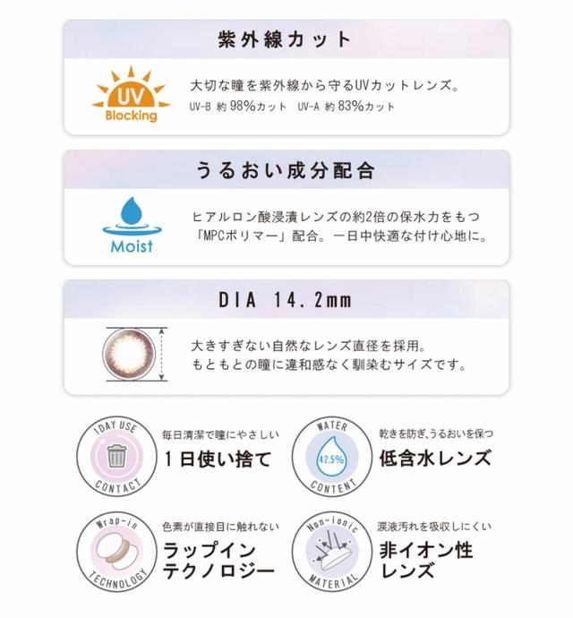 画像2: カラーコンタクトブランド「Viewm 1 day」、素顔のようにさりげなくSWEETな瞳を叶える新色が登場!