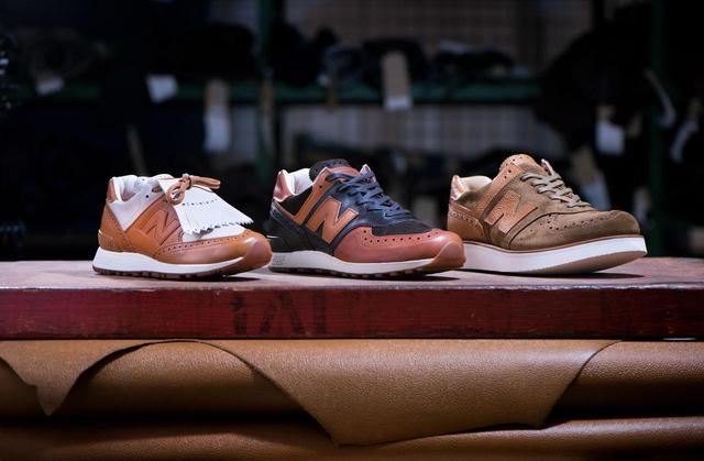 画像1: Grenson×new balanceコラボレーション!高級革靴をイメージした「576」が発売