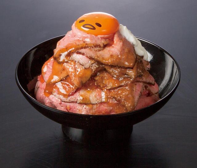 画像: ぐでたまのローストビーフ丼(並・大・特) 並1,100円 大1,200円 特1,400円(写真:特)