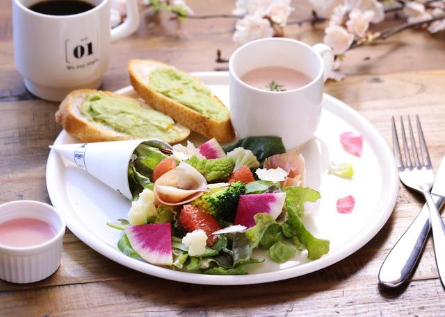画像: SPRING BOUQUET SALAD SET スプリングブーケサラダセット 1,300円(税込)