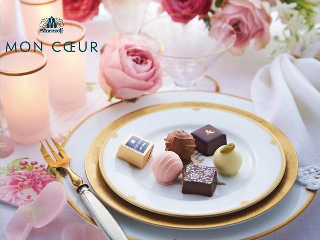 画像: ―フロレゾン― ピンクの薔薇とリボンをあしらったボックスに、トリュフやファンシーチョコレート、ナッツ入りのチョコレートなど、さまざまな味わいを詰め合わせた高級感ある華やかなチョコレートギフトです。 ●21個入 2,160円(税込) ●16個入 1,620円(税込) ●11個入 1,080円(税込) ● 6個入 540円(税込)
