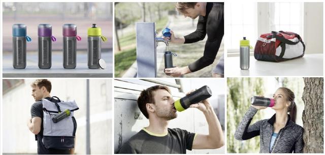 画像6: スクイーズタイプのボトルでゴクゴク飲める!浄水フィルター付きボトル「fill&go Active」登場