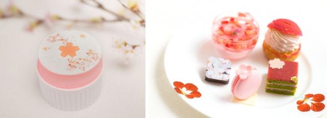 画像: 「桜フローズンスフレ」 800円 ザ・リッツ・カールトン東京の新メニュー。アイスクリームのように冷たくてクリーミーなスイーツが登場します。焼いて膨らんだスフレの形をまねたこのお菓子は、口に入れるとスッと溶ける軽い口当たり。桜の香りがポイントです。