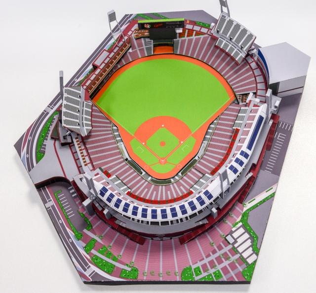 画像3: カープファンの聖地、マツダ スタジアムがペーパークラフトに!
