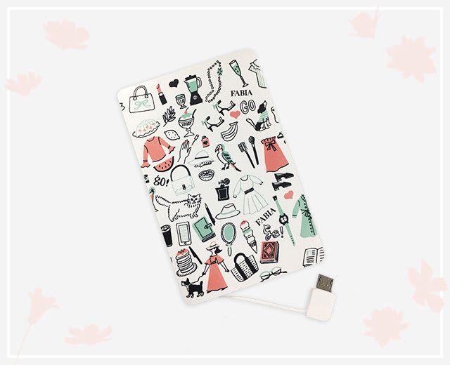 画像: オリジナルイラストのモバイルバッテリー