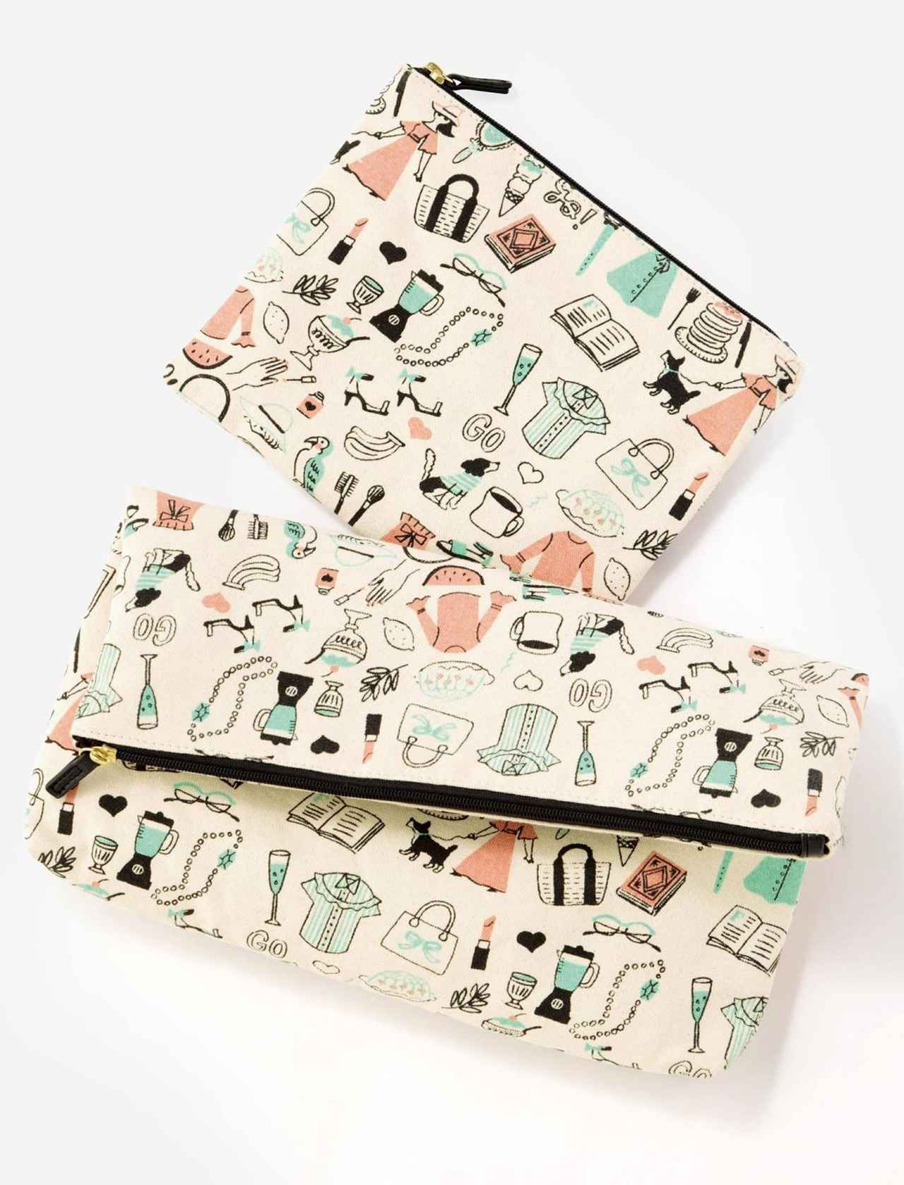 画像: クラッチポーチセット