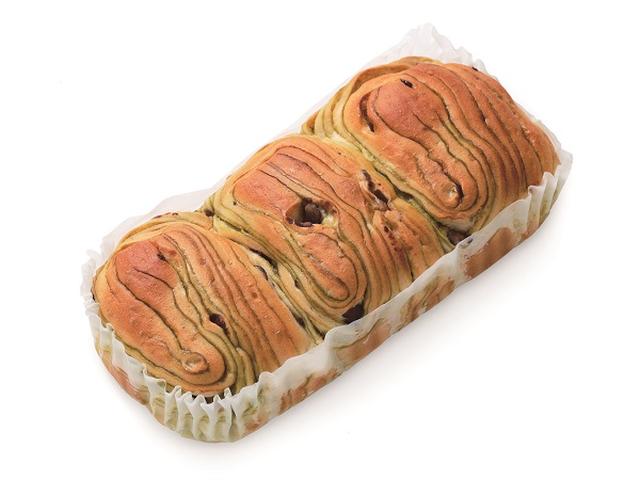 画像: VL宇治抹茶小豆ブレッド 本体価格100円(税込108円) 小豆かのこの食感と、宇治抹茶の香り広がるふんわり食感のパンです。 ※中部・近畿限定販売
