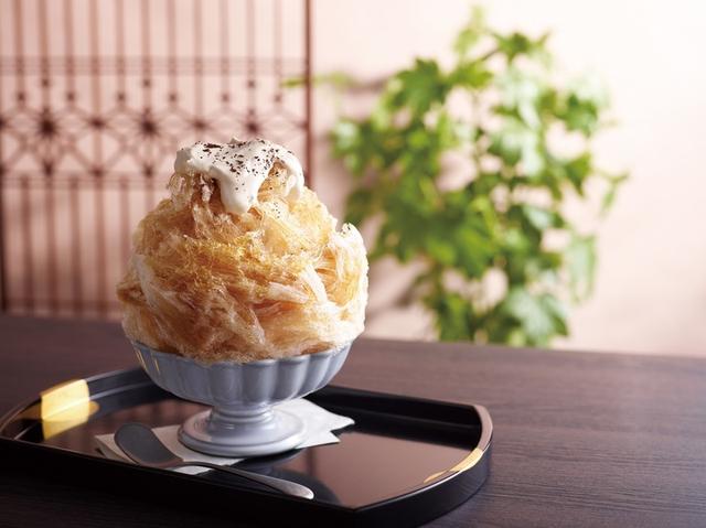 画像: 貴重な天然氷を使用した「珈琲かき氷」