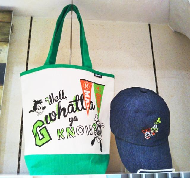 画像: (左)トートバッグ/2,900円、(右)キャップ/2,900円(税抜)