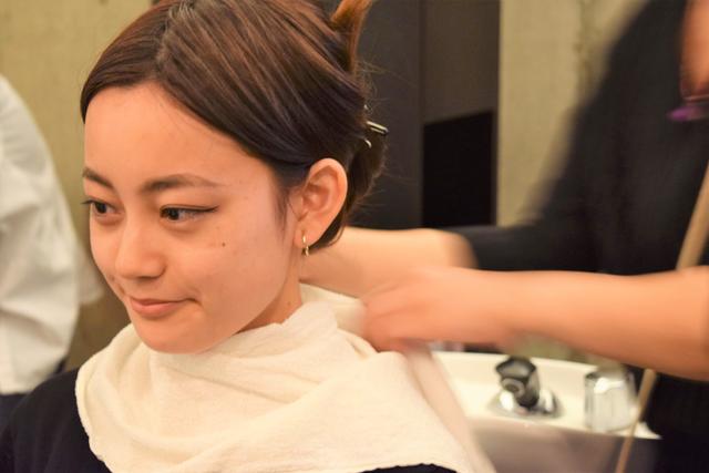 画像1: ◆モデルさんが実際にシャンプー体験を行いました!