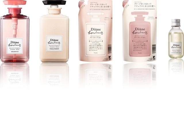 画像: 本体 :シャンプー・トリートメント 500ml 1,400円(税抜) 詰替用:シャンプー・トリートメント 400ml 1,000円(税抜) シグネチャーオイル 100ml 1,900円(税抜)