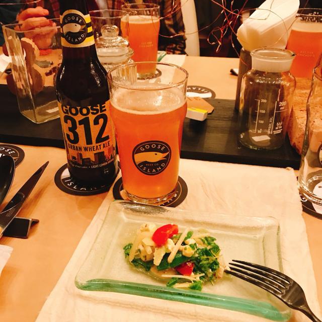 画像: 312 Urban Wheat Ale×真だことフェタチーズのマリネ