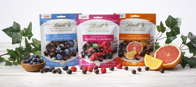 画像: スナックタイプのチョコレート「センセーションフルーツ」 www.lindt.jp