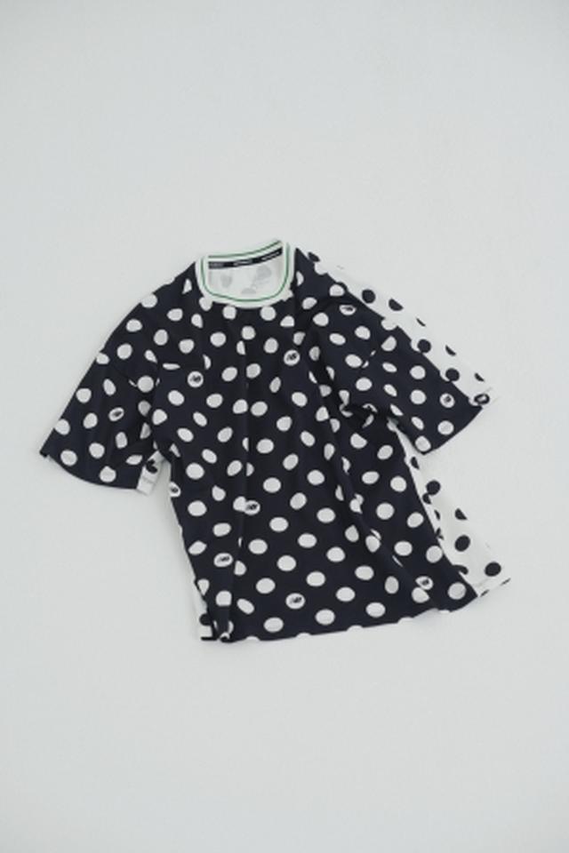 画像: 商品名:Frapbois Dot print Tee 価格:9,500円+税 カラー:BK サイズ:M、L 発売日:7月10日(火)~ 先行予約:6月16日(土)~