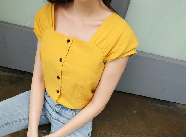 画像: ショルダーギャザースリーブレス・全4色・t50235 ¥1,670+消費税 www.dholic.co.jp