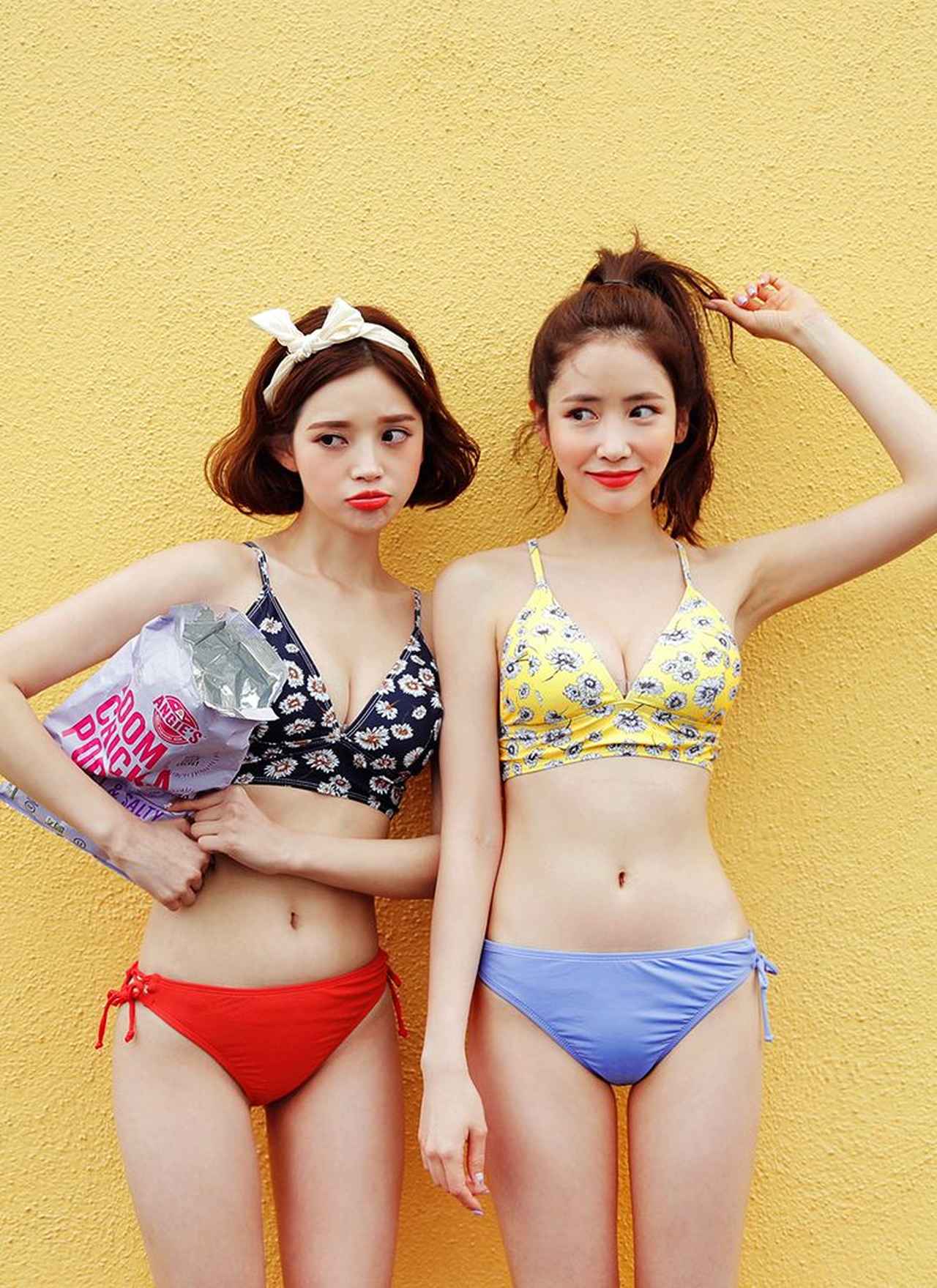 画像: バッククロスフローラルビキニ　5,920円(税抜)