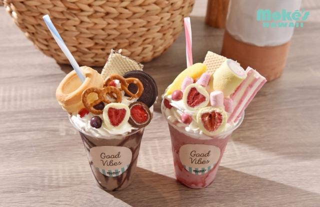 画像: ♦江ノ島限定パフェシェイク ・Pinky Pink Pink ピンキーピンクピンク 880円 ・Chocolate Holic チョコレートホリック 880円