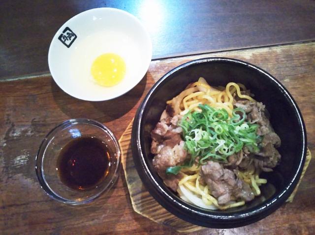 画像: 「スキヤキ焼きそば」500円(税抜)