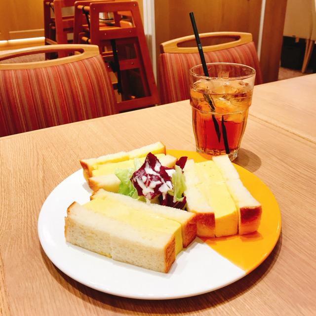 画像: 「厚焼きたまごのサンドウイッチ」(からし入り/からし抜き)税込680円