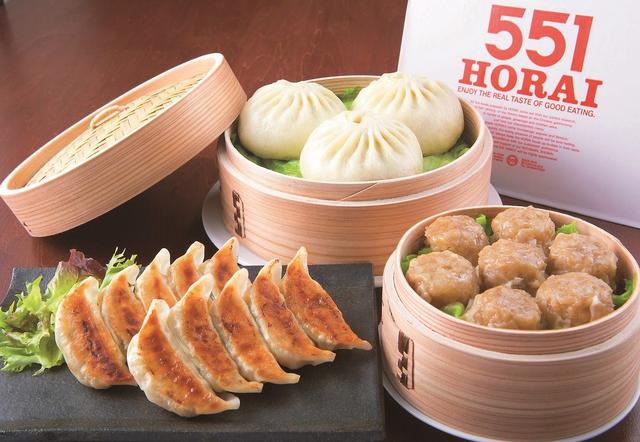 画像: ・大阪府『551HORAI』 おすすめBセット2,120円/豚まん6個・焼売10個・焼餃子15個 豚の旨み、玉ねぎの甘みが絶妙な大人気の豚まん。焼売と焼餃子もヤミつきの美味しさです。