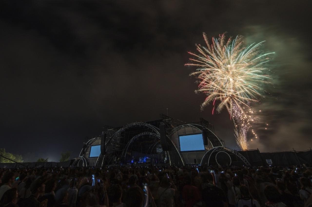 画像2: 過去最高動員となる75,000人が世界遺産・富士山のふもとで大熱狂！