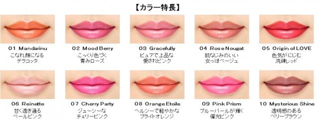 画像2: キス ヴェールリッチルージュ グロウ SPF9 PA+ 全10色 3.7g 各¥1,620 (税抜¥1,500)