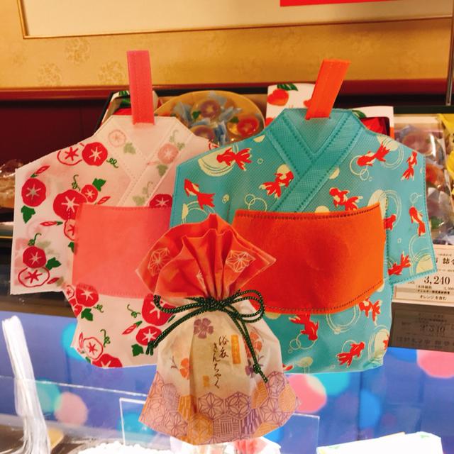 画像: 日本橋屋長兵衛「浴衣きんちゃく」:展開期間 6月下旬〜8月中旬 税抜 1個400円