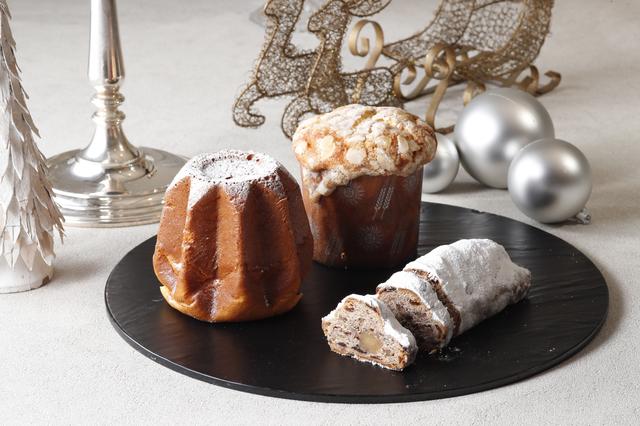 画像: パンドーロ 2,200円(税別)(左) イタリアのクリスマスを象徴する伝統菓子パンドーロは、黄金(イタリア語でドーロ)のパンと呼ばれ、綺麗な黄金色のパン。バターをたっぷり使った、ふんわりとした柔らかな口当たりが特徴です。