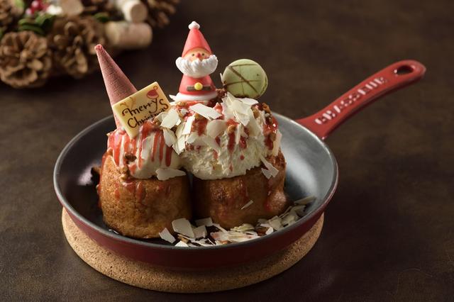 画像: ■「Xmas パンペルデュ」:1,700円 温かいフレンチトーストに冷たいアイスを合わせた絶妙な食感と、フォトジェニックな見た目で人気が高い定番スイーツ“パンペルデュ”が、この期間限定のクリスマスバージョンとして登場いたします。まるで雪の上にたたずんでいる様なサンタクロースが可愛らしく、見た目にも楽しい一品です。
