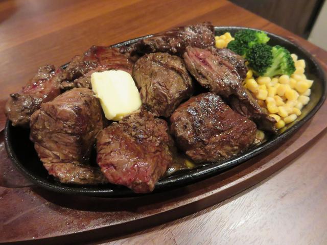 画像: これが400gのTexasステーキ!