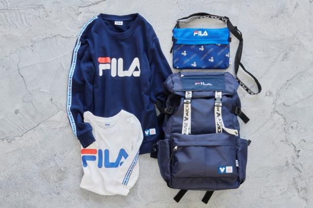 画像: ©Disney 「FILA」との共同企画商品 店舗発売日:12月21日(金)/オンラインストア発売日:12月18日(火)
