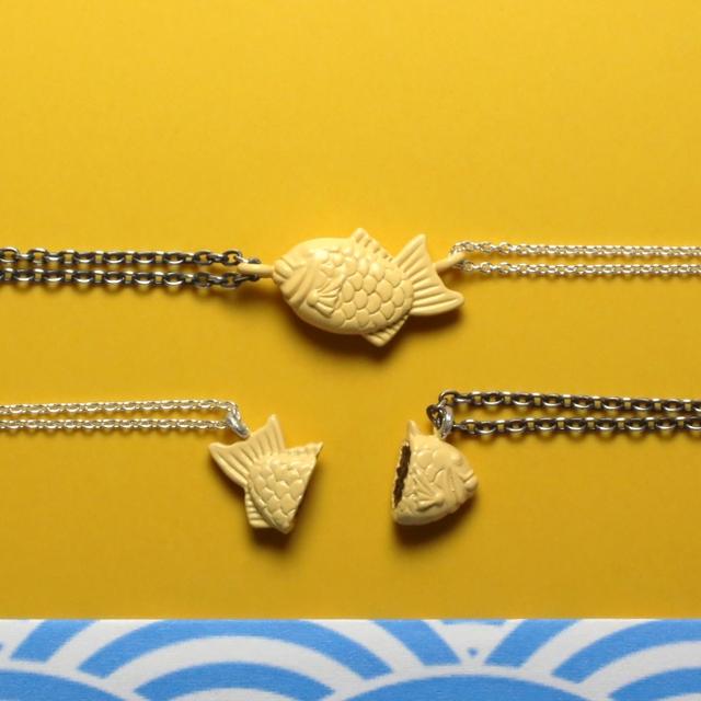 画像2: 大切な人と分け合いたくなる心温まるピアス登場!『TAIYAKI-PIERCE-』